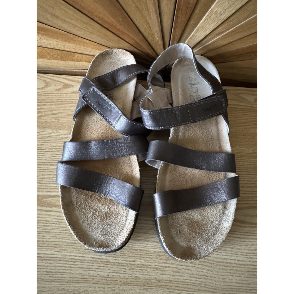 Naot Kayla Sandals Copper Bronze Made In Israel Size 40 W 9 Strappy Ankle Strap - Picture 2 of 6